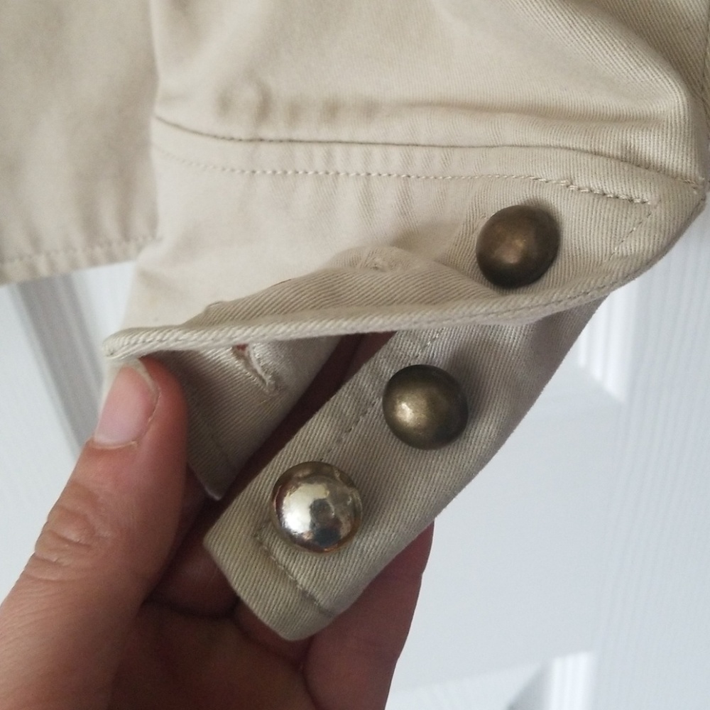 CoffeeShop Cotton Fitted Military Style Jacket - Picture 5 of 8